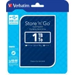 Kép 1/4 - VERBATIM USB 3.0 HDD 2,5 STORE N GO G2 1TB KÉK