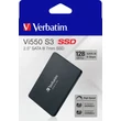 Kép 1/5 - VERBATIM Vi550 S3 2,5 COL MÉRETÚ SATA III 560/430 MB/s 7mm SSD MEGHAJTÓ 128GB