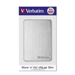 Kép 1/6 - VERBATIM STORE N GO ALU SLIM 2,5 COL USB 3.2 KÜLSŐ MEREVLEMEZ 1TB EZÜST