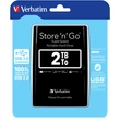 Kép 1/4 - VERBATIM USB 3.0 HDD 2,5 STORE N GO 2TB FEKETE