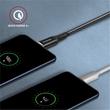 AXAGON FONOTT SZÖVET USB-C/USB-C GYORSTÖLTŐ ADATKÁBEL PD 2.0/3.0 QC 2.0/3.0/4.0 3A 60W 1m FEKETE