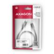 AXAGON FONOTT SZÖVET USB-C/USB-C GYORSTÖLTŐ ADATKÁBEL PD 2.0/3.0 QC 2.0/3.0/4.0 3A 60W 1m FEKETE