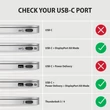 Kép 8/8 - AXAGON USB TYPE-C - HDMI 2.0 4K@60Hz 2K@120Hz 1080P@120Hz KÁBEL 1,8m