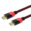 Kép 1/8 - SAVIO GCL-04 GAMING FOR PC RÉZ HDMI-HDMI KÁBEL 2.0 ARANYOZOTT FONOTT NYLON PIROS/FEKETE 3m