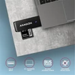 Kép 4/7 - AXAGON CRE-S2N USB 3.2 GEN 1 MICRO SD/MICRO SDHC/MICRO SDXC SD/SDHC/SDXC MEMÓRIAKÁRTYA OLVASÓ FEKETE