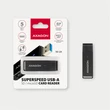 Kép 6/7 - AXAGON CRE-S2N USB 3.2 GEN 1 MICRO SD/MICRO SDHC/MICRO SDXC SD/SDHC/SDXC MEMÓRIAKÁRTYA OLVASÓ FEKETE