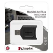Kép 1/3 - KINGSTON MOBILELITE PLUS USB 3.2 MEMÓRIAKÁRTYA OLVASÓ UHS-II/UHS-I SDHC/SDXC MEMÓRIAKÁRTYÁKHOZ