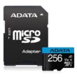 ADATA MICRO SDXC 256GB + ADAPTER CLASS 10 UHS-I U1 A1 V10 (100 MB/s OLVASÁSI SEBESSÉG)