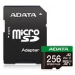 Kép 1/9 - ADATA SPEED PLUS MICRO SDXC 256GB + ADAPTER CLASS 10 UHS-I U3 V30 180/160 MB/s