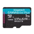 Kép 2/3 - KINGSTON CANVAS GO PLUS MICRO SDXC 1TB CLASS 10 UHS-I U3 A2 V30 170/90 MB/s