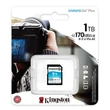 Kép 1/3 - KINGSTON CANVAS GO PLUS SDXC 1TB CLASS 10 UHS-I U3 A2 V30 170/90 MB/s