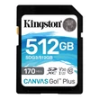 Kép 2/3 - KINGSTON CANVAS GO PLUS SDXC 512GB CLASS 10 UHS-I U3 A2 V30 170/90 MB/s