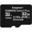Kép 3/3 - KINGSTON CANVAS SELECT PLUS MICRO SDHC 32GB CLASS 10 UHS-I U1 A1 V10 (100 MB/s)