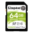 Kép 2/3 - KINGSTON CANVAS SELECT PLUS SDXC 64GB CLASS 10 UHS-I U1 V10 100/10 MB/s