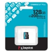 Kép 3/3 - KINGSTON CANVAS GO PLUS MICRO SDXC 128GB CLASS 10 UHS-I U3 A2 V30 200/90 MB/s