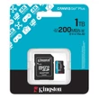 Kép 3/3 - KINGSTON CANVAS GO PLUS MICRO SDXC 1TB + ADAPTER CLASS 10 UHS-I U3 A2 V30 200/160 MB/s