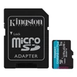 Kép 1/3 - KINGSTON CANVAS GO PLUS MICRO SDXC 1TB + ADAPTER CLASS 10 UHS-I U3 A2 V30 200/160 MB/s