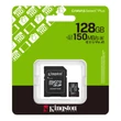 Kép 3/3 - KINGSTON CANVAS SELECT PLUS MICRO SDXC 128GB + ADAPTER CLASS 10 UHS-I U1 A1 V10 (150 MB/s OLVASÁSI SEBESSÉG)