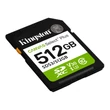 Kép 2/3 - KINGSTON CANVAS SELECT PLUS SDXC 512GB CLASS 10 UHS-I U3 A1 V30 150/85 MB/s