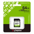 Kép 3/3 - KINGSTON CANVAS SELECT PLUS SDXC 64GB CLASS 10 UHS-I U1 A1 V10 (100 MB/s OLVASÁSI SEBESSÉG)