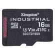 Kép 2/3 - KINGSTON INDUSTRIAL GRADE MICRO SDHC 16GB CLASS 10 UHS-I U3 A1 V30 100/80 MB/s