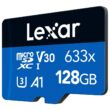 LEXAR HIGH PERFORMANCE 633x BLUE SERIES MICRO SDXC 128GB + ADAPTER CLASS 10 UHS-I U3 A1 V30 (100/45 MB/s)