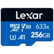 LEXAR HIGH PERFORMANCE 633x BLUE SERIES MICRO SDXC 256GB + ADAPTER CLASS 10 UHS-I U3 A1 V30 (100/45 MB/s)