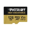 Kép 2/3 - PATRIOT HIGH ENDURANCE MICRO SDXC 128GB + ADAPTER CLASS 10 UHS-I U3 V30 (95 MB/s ADATÁTVITELI SEBESSÉG)