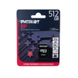 Kép 1/3 - PATRIOT EP MICRO SDXC 512GB + ADAPTER CLASS 10 UHS-I U3 A1 V30 100/80 MB/s