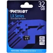 Kép 3/3 - PATRIOT LX SERIES MICRO SDHC 32GB CLASS 10 UHS-I U1 (90 MB/s OLVASÁSI SEBESSÉG)
