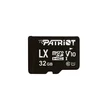 Kép 1/3 - PATRIOT LX SERIES MICRO SDHC 32GB CLASS 10 UHS-I U1 (90 MB/s OLVASÁSI SEBESSÉG)