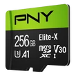 Kép 4/9 - PNY ELITE-X MICRO SDXC 256GB + ADAPTER CLASS 10 UHS-I U3 A1 V30 100/90 MB/s
