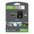 Kép 1/9 - PNY ELITE-X MICRO SDXC 256GB + ADAPTER CLASS 10 UHS-I U3 A1 V30 100/90 MB/s