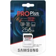 Kép 1/5 - SAMSUNG PRO PLUS SDXC 256GB CLASS 10 UHS-I U3 100/90 MB/s