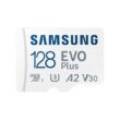 SAMSUNG EVO PLUS (2021) MICRO SDXC 128GB + ADAPTER CLASS 10 UHS-I U3 A2 V30 (130 MB/s ADATÁTVITELI SEBESSÉG)