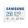 Kép 3/3 - SAMSUNG EVO PLUS (2021) MICRO SDXC 256GB + ADAPTER CLASS 10 UHS-I U3 A2 V30 (130 MB/s ADATÁTVITELI SEBESSÉG)