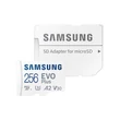 Kép 1/3 - SAMSUNG EVO PLUS (2021) MICRO SDXC 256GB + ADAPTER CLASS 10 UHS-I U3 A2 V30 (130 MB/s ADATÁTVITELI SEBESSÉG)