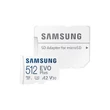 Kép 1/3 - SAMSUNG EVO PLUS (2021) MICRO SDXC 512GB + ADAPTER CLASS 10 UHS-I U3 A2 V30 (130 MB/s ADATÁTVITELI SEBESSÉG)