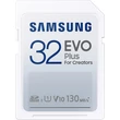 Kép 1/2 - SAMSUNG EVO PLUS (2021) SDHC 32GB CLASS 10 UHS-I U1 V10 130 MB/s ADATÁTVITELI SEBESSÉG