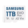 Kép 3/3 - SAMSUNG EVO PLUS (2024) MICRO SDXC 1TB + ADAPTER CLASS 10 UHS-I U3 A2 V30 (160 MB/s ADATÁTVITELI SEBESSÉG)