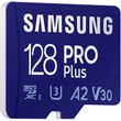 Kép 4/5 - SAMSUNG PRO PLUS (2021) MICRO SDXC 128GB CLASS 10 UHS-I U3 A2 V30 160/120 MB/s + USB 3.0 MEMÓRIAKÁRTYA OLVASÓ
