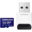Kép 1/5 - SAMSUNG PRO PLUS (2021) MICRO SDXC 128GB CLASS 10 UHS-I U3 A2 V30 160/120 MB/s + USB 3.0 MEMÓRIAKÁRTYA OLVASÓ