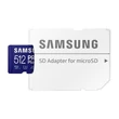 Kép 2/3 - SAMSUNG PRO PLUS (2021) MICRO SDXC 512GB + ADAPTER CLASS 10 UHS-I U3 A2 V30 (160 MB/s ADATÁTVITELI SEBESSÉG)