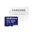 Kép 1/3 - SAMSUNG PRO PLUS (2021) MICRO SDXC 512GB + ADAPTER CLASS 10 UHS-I U3 A2 V30 (160 MB/s ADATÁTVITELI SEBESSÉG)