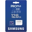 Kép 1/3 - SAMSUNG PRO PLUS (2023) MICRO SDXC 128GB + ADAPTER CLASS 10 UHS-I U3 A2 V30 180/130 MB/s