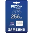 Kép 1/3 - SAMSUNG PRO PLUS (2023) MICRO SDXC 256GB + ADAPTER CLASS 10 UHS-I U3 A2 V30 180/130 MB/s