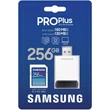 Kép 1/3 - SAMSUNG PRO PLUS (2023) SDXC 256GB CLASS 10 UHS-I U3 V30 180/130 MB/s + USB 3.0 MEMÓRIAKÁRTYA OLVASÓ