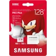 Kép 1/7 - SAMSUNG PRO PLUS SONIC THE HEDGEHOG SERIES MICRO SDXC 128GB + ADAPTER CLASS 10 UHS-I U3 A2 V30 180/130 MB/s