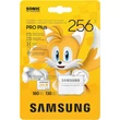 Kép 1/7 - SAMSUNG PRO PLUS SONIC THE HEDGEHOG SERIES MICRO SDXC 256GB + ADAPTER CLASS 10 UHS-I U3 A2 V30 180/130 MB/s