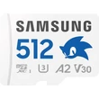 Kép 2/7 - SAMSUNG PRO PLUS SONIC THE HEDGEHOG SERIES MICRO SDXC 512GB + ADAPTER CLASS 10 UHS-I U3 A2 V30 180/130 MB/s